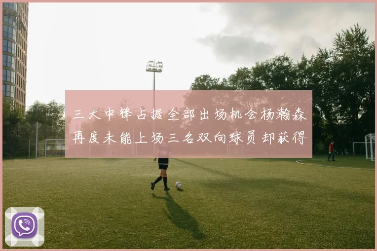 三大中锋占据全部出场机会杨瀚森再度未能上场三名双向球员却获得机会