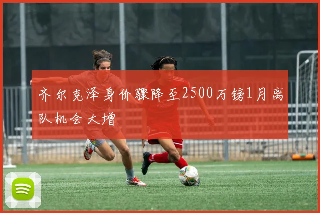 齐尔克泽身价骤降至2500万镑1月离队机会大增